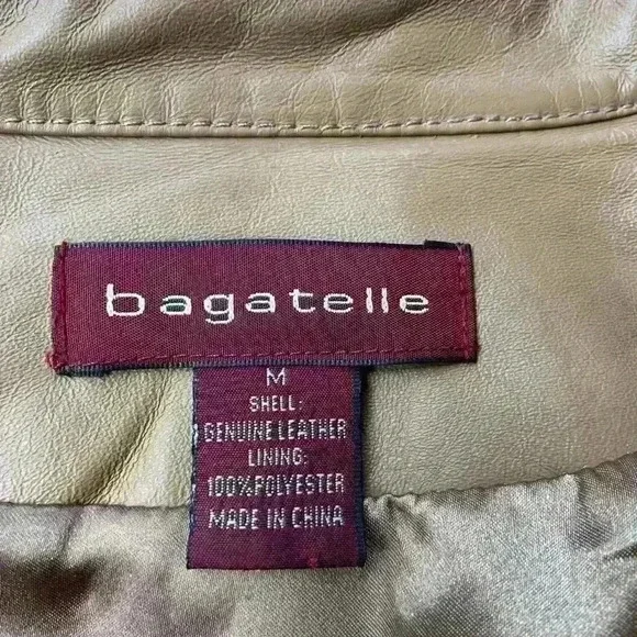 Bagatelle Brown leather jacket. - Picture 6 of 10